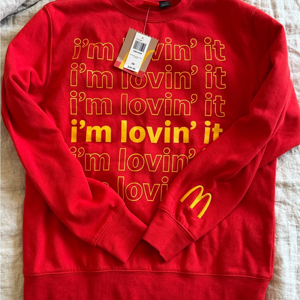 Red McDonald's Sweater